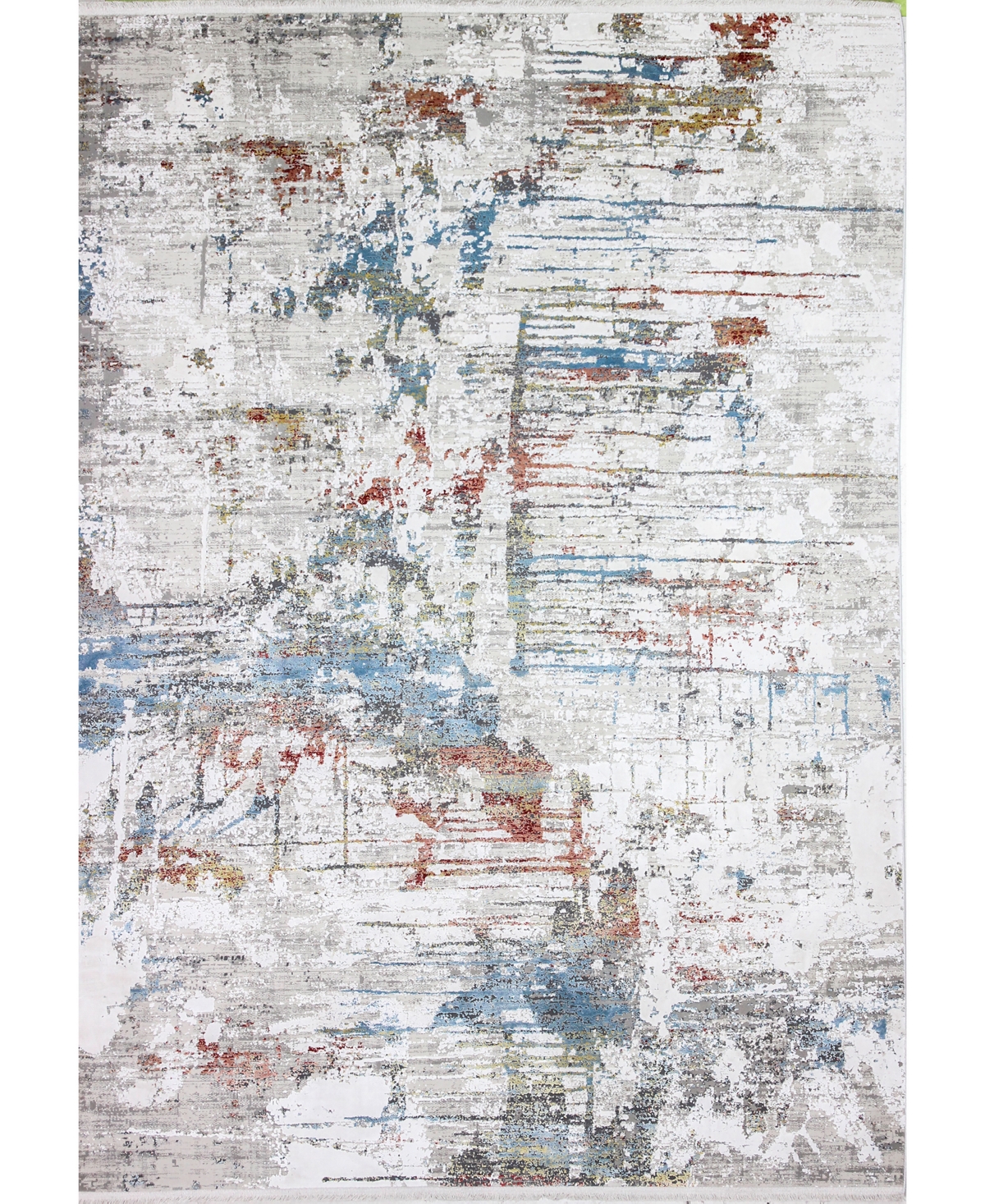 Bb Rugs Charm ALR121 9' 6in x 13' 6in Area Rug - Ivory, Rust