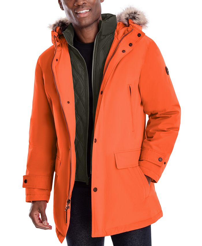 Michael Kors Michael Kors Men's Hooded Bib Snorkel Parka, Created for
