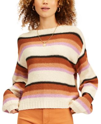 Billabong - Juniors' Seeing Double Striped Sweater