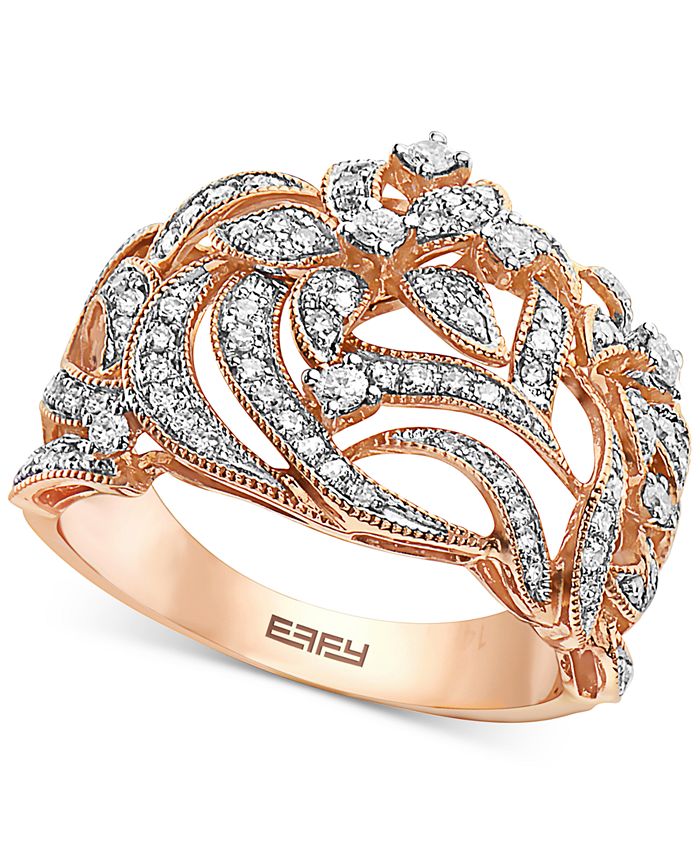 Effy diamond shop flower ring