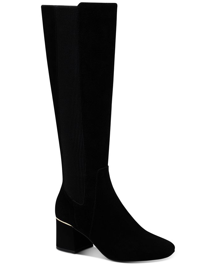 Alfani Women's Rae Block-Heel Dress Boots, Created for Macy's - Macy's