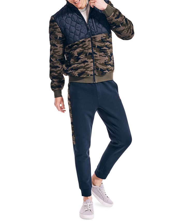 Nautica Men's Quilted Camo Fleece Jacket Macy's