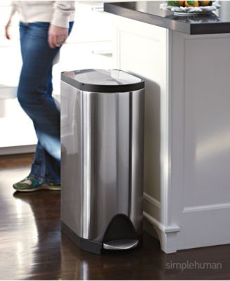 30 Liter Butterfly Lid Step Kitchen Trash Can