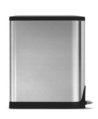 45 Liter Butterfly Lid Step Kitchen Trash Can