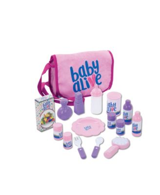 Baby Alive Doll Pram Play Set, 17 Piece