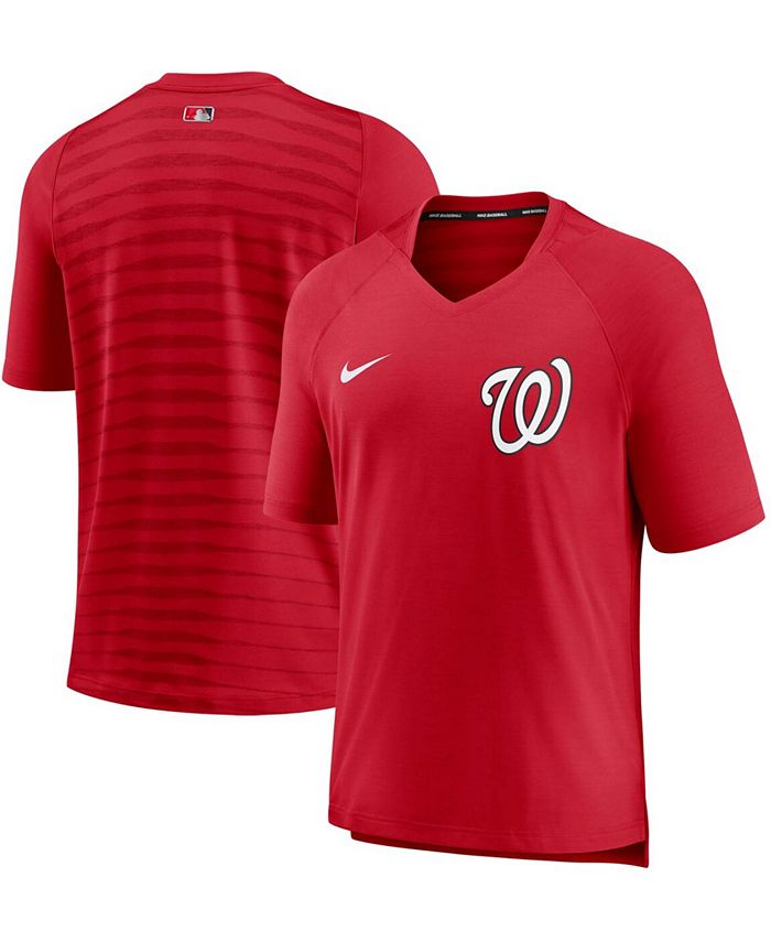 Lids Washington Nationals Nike Game Authentic Collection Performance Raglan  Long Sleeve T-Shirt - Navy/Red