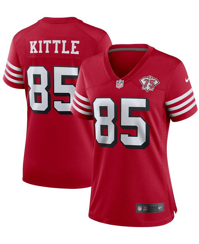 Nike Women's George Kittle Scarlet San Francisco 49ers 75th Anniversary  Alternate Game Jersey - Macy's