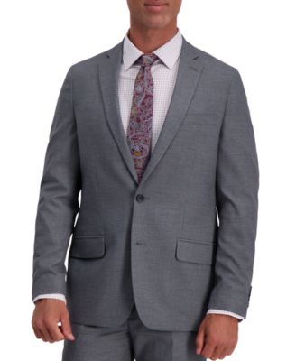 Haggar Men's Slim-Fit Subtle Grid Suit Separates - Macy's