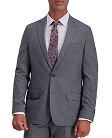 J.M Men's Slim-Fit Grid Suit Jacket