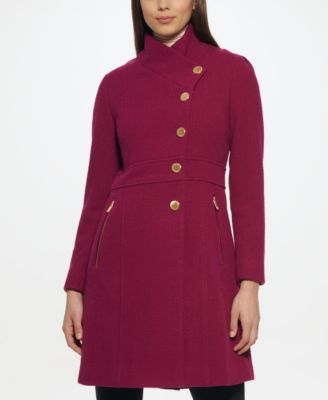 macy's guess asymmetrical coat