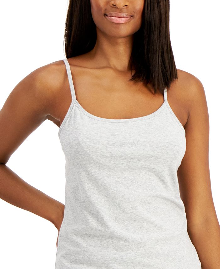 Charter Club Women's ShelfBra Cami Tank, Created for Macy's & Reviews
