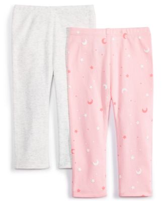 First Impressions - Baby Girls 2-Pack Sleepy Stars Leggings