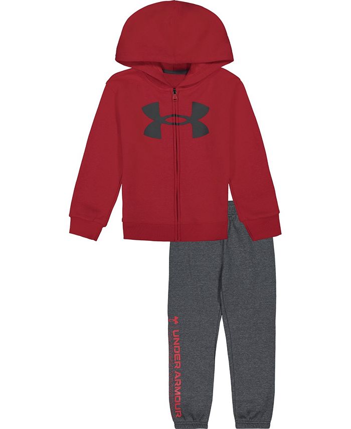 Under Armour Little Boys Signature Zip-up Hoodie and Joggers, 2 Piece ...