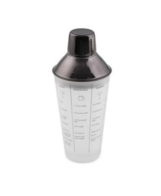 Recipe Shaker and Tools Mixology Set, 5 Pieces