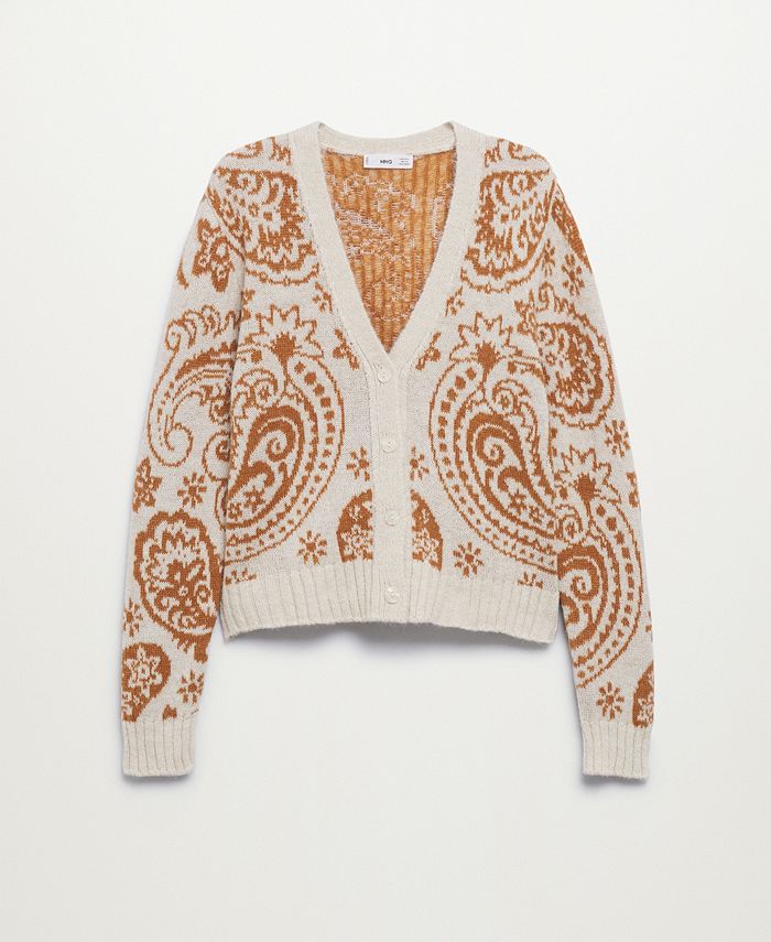 Paisley cardigan sales