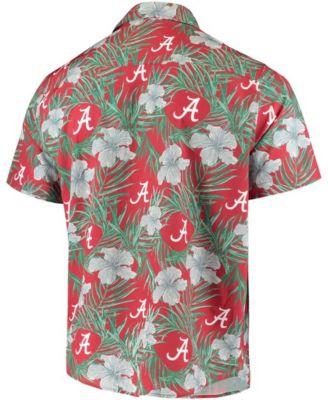 Men's Crimson Alabama Crimson Tide Floral Button-Up Shirt
