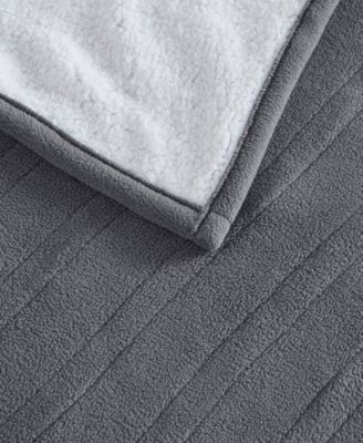 Electric Reversible Fleece to Sherpa Blanket, Full