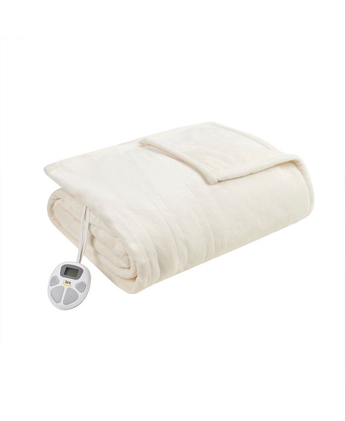 Serta Electric Plush Blanket, Twin & Reviews Home Macy's