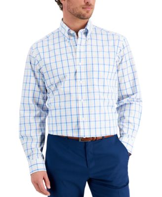 Club Room Men's Regular Fit Gingham 