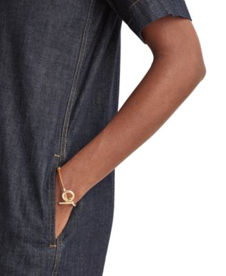 Lauren Ralph Lauren Denim Cotton Shift Dress