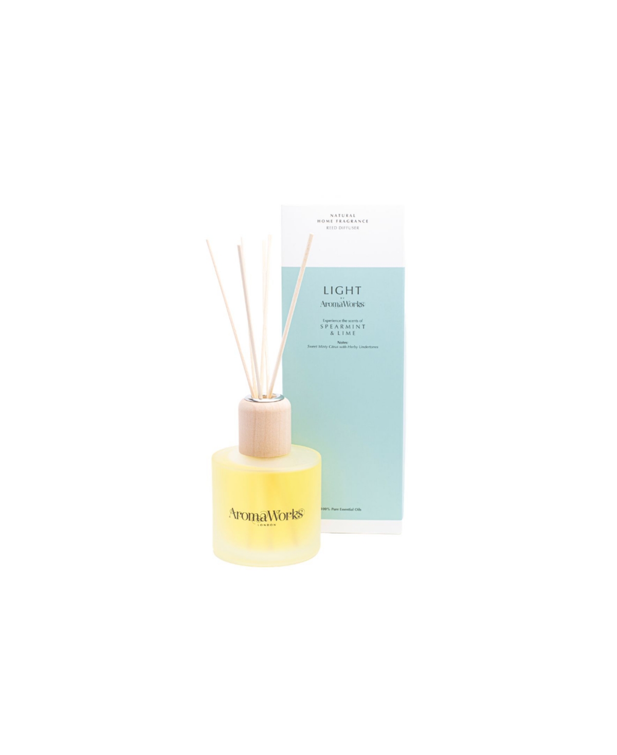 Aromaworks Light Range Spearmint And Lime Reed Diffuser, 200 ml