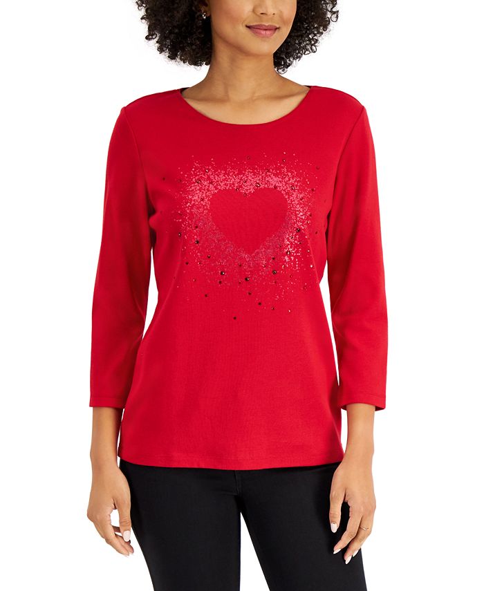 Macy's karen scott petites tops best sale