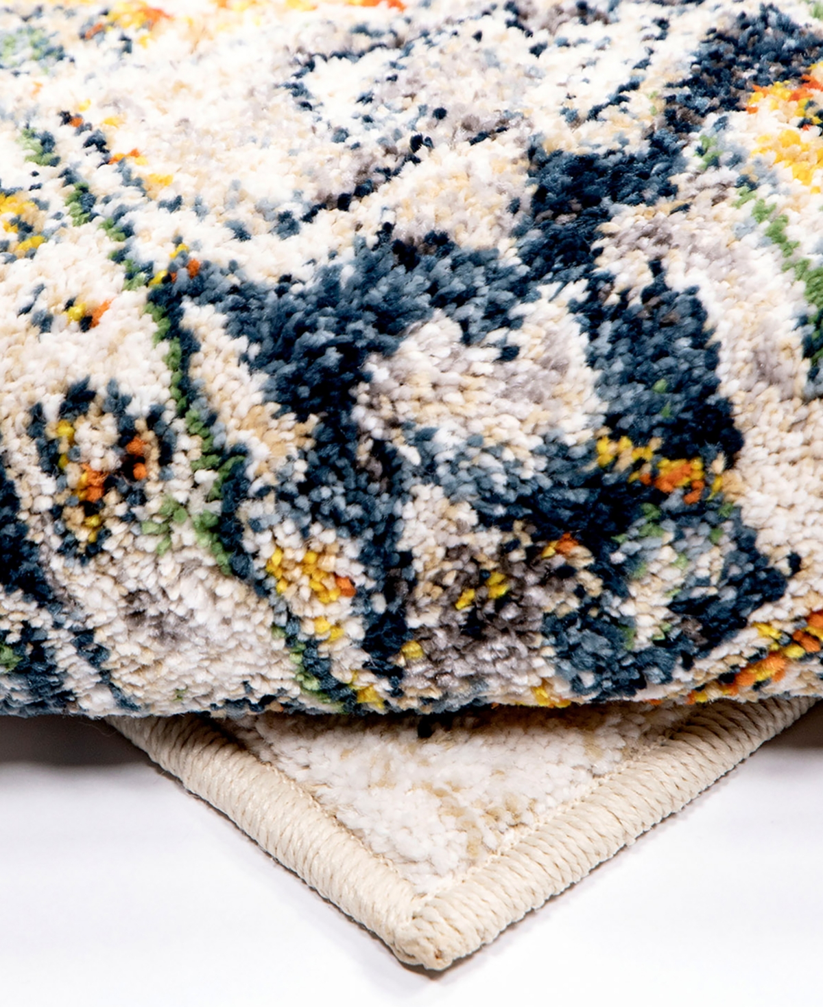 Orian Gemstones Heriz Distressed Area Rug