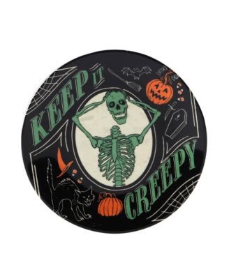 Scaredy Cat Canape Plates, Set of 4