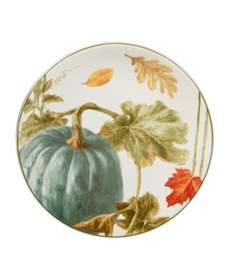 Autumn Harvest Dessert Plate, Set of 4