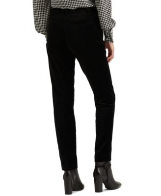 Lauren Ralph Lauren Stretch Velvet Slim 