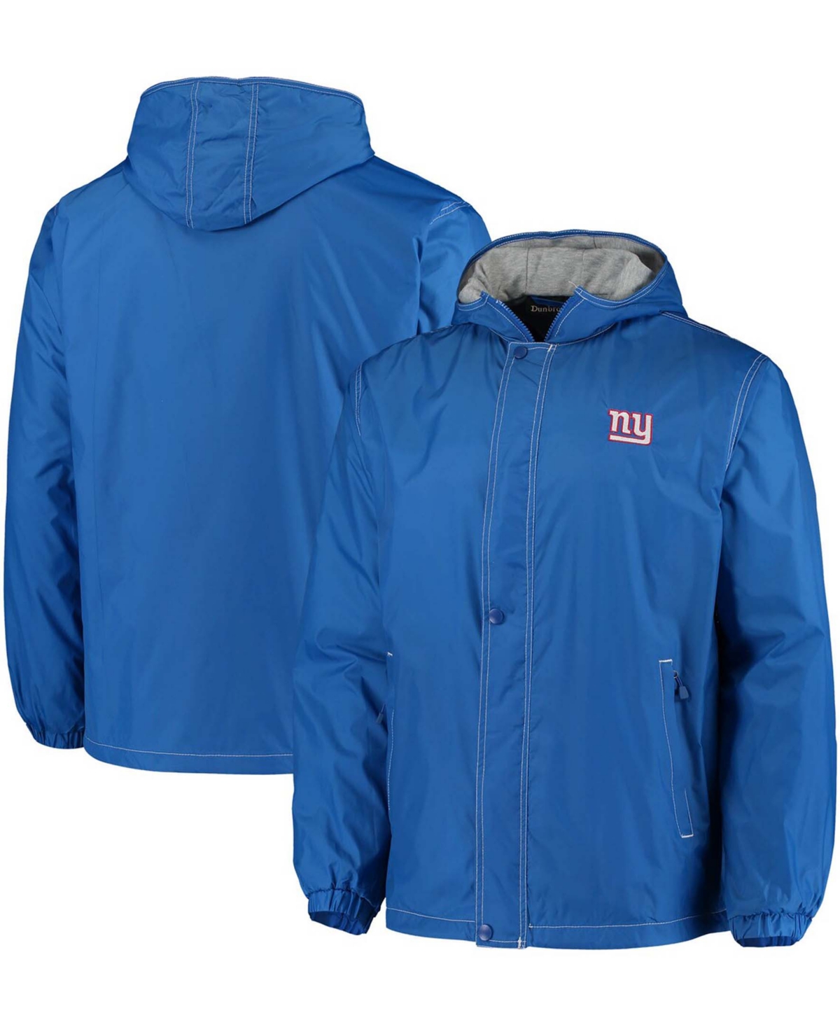 Dunbrooke Men's  Royal New York Giants Logo Legacy Stadium Full-zip Jacket