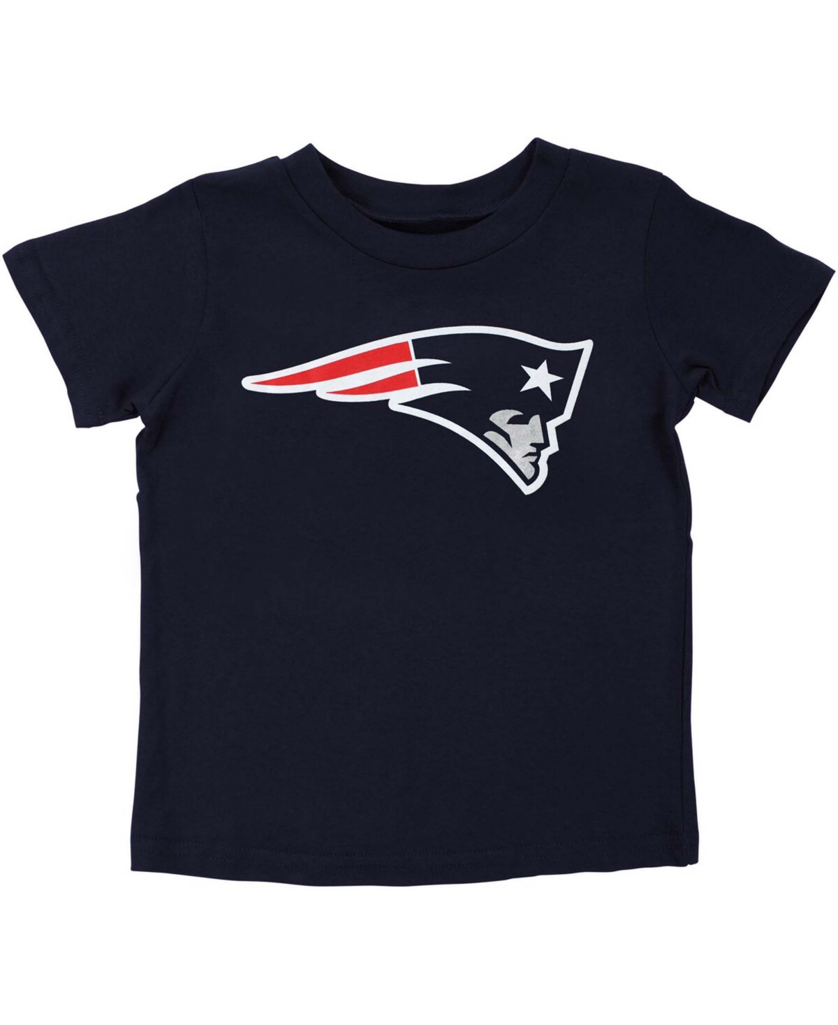 Shop Outerstuff Preschool Boys And Girls Navy Blue New England Patriots Team Logo T-shirt