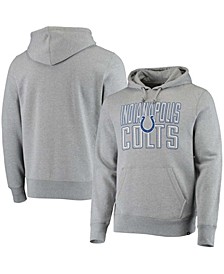 Men's Heathered Gray Indianapolis Colts Bevel Pullover Hoodie