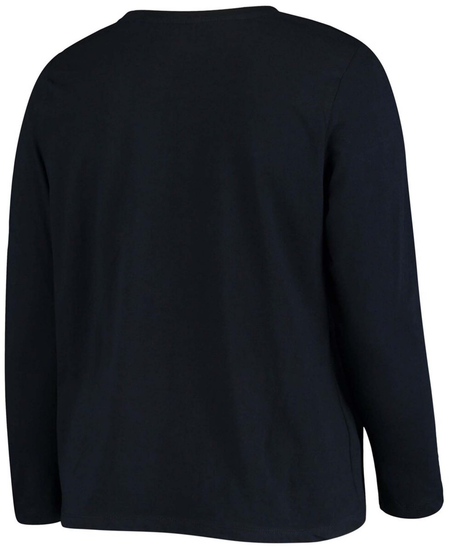 Женская футболка Fanatics Plus Size College Navy Seattle Seahawks Primary Logo Long Sleeve — фото 2