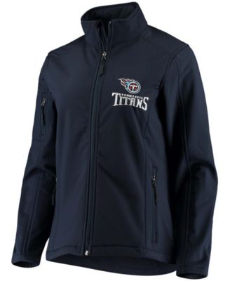 Dunbrooke Women's Navy Tennessee Titans Full-Zip Sonoma Softshell Jacket