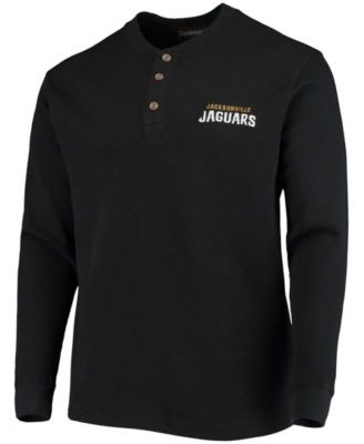 Men's Black Jacksonville Jaguars Maverick Thermal Henley Long Sleeve T-shirt