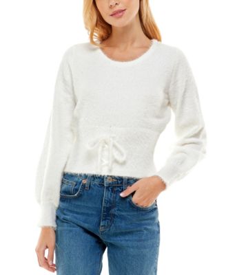 Almost Famous - Juniors' Fluffy-Knit Sweater