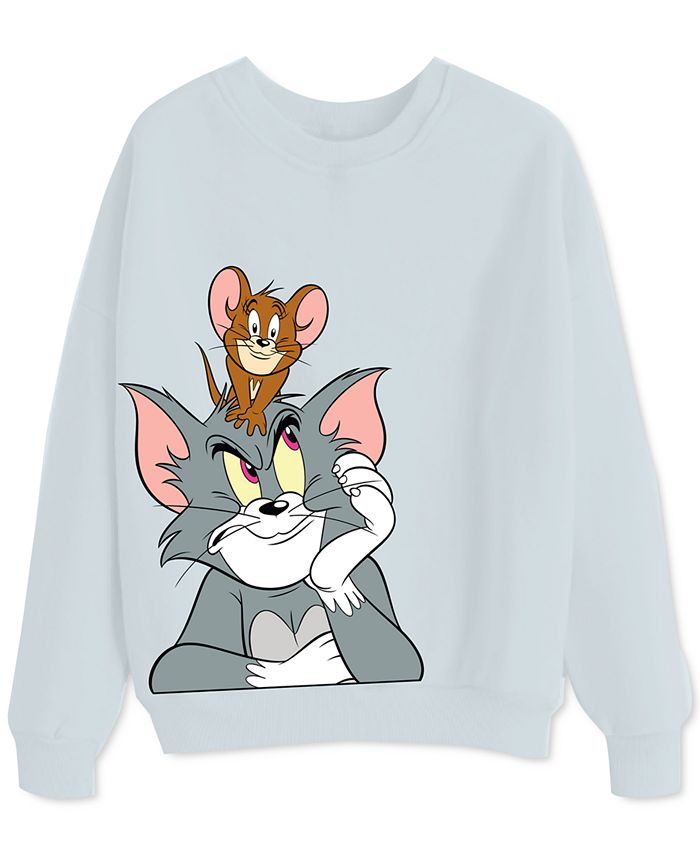 Warner Brothers - Juniors' Tom & Jerry Sweatshirt