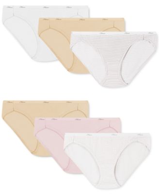 Hanes - Cotton Bikini Panties, 6-Pack Underwear
