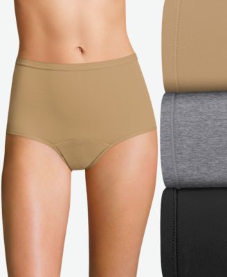 Hanes - Fresh & Dry Light Period Brief Underwear