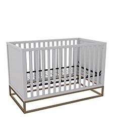 Haven 3-in-1 Convertible Wood Crib with Metal Base