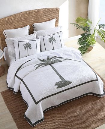 Tommy Bahama Home Tommy Bahama Palm Island Cotton Reversible Quilt ...