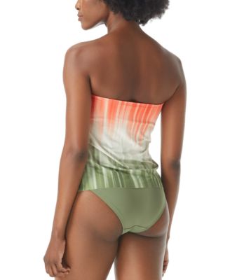 Dip-Dyed Draped Bandini Top & Bottoms