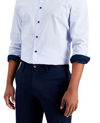 Club Room - Men's Dot Stripe Shirt