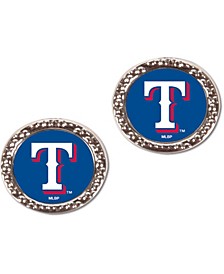 Women's Texas Rangers Round Post Earrings