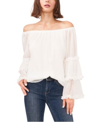 off white dressy blouses