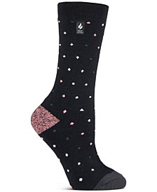 Women's Ultra Lite Berry Spots Crew Socks
