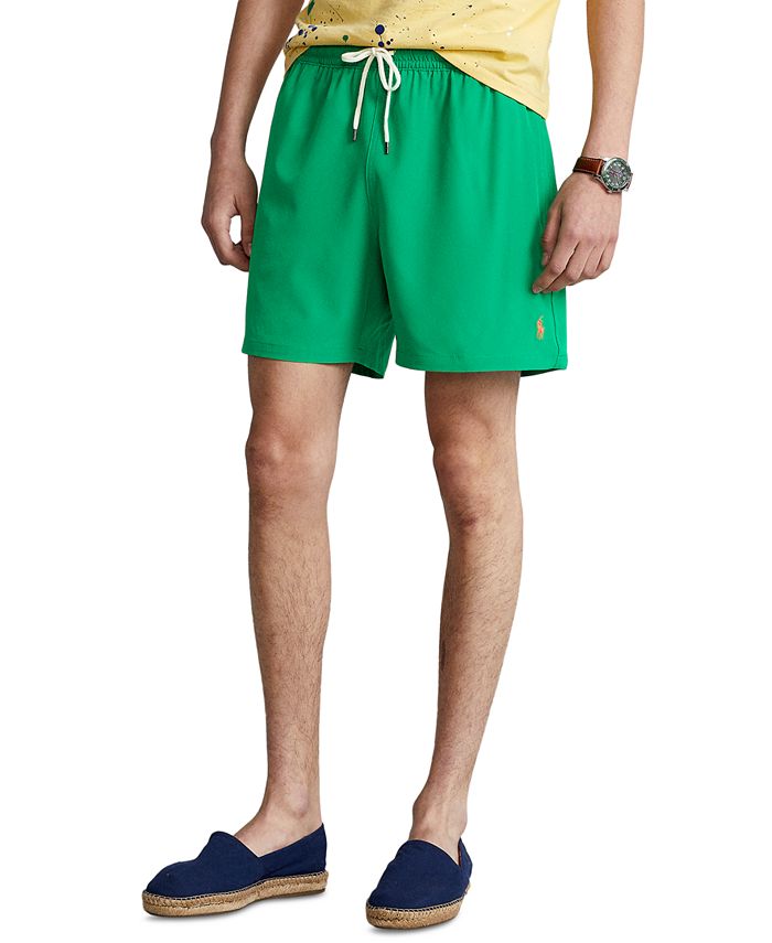 Polo Ralph Lauren Synthetic Swim Trunks in Pink for Men Mens Clothing Beachwear Swim trunks and swim shorts 