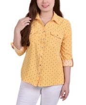 Gold Blouses For Women - Macy's