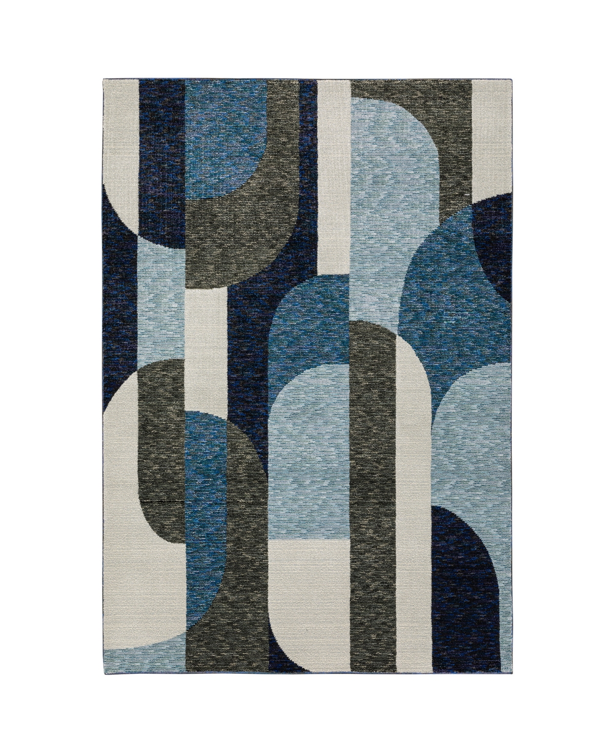 Jhb Design Deco PZZ03 8'6in x 11'7in Area Rug - Blue